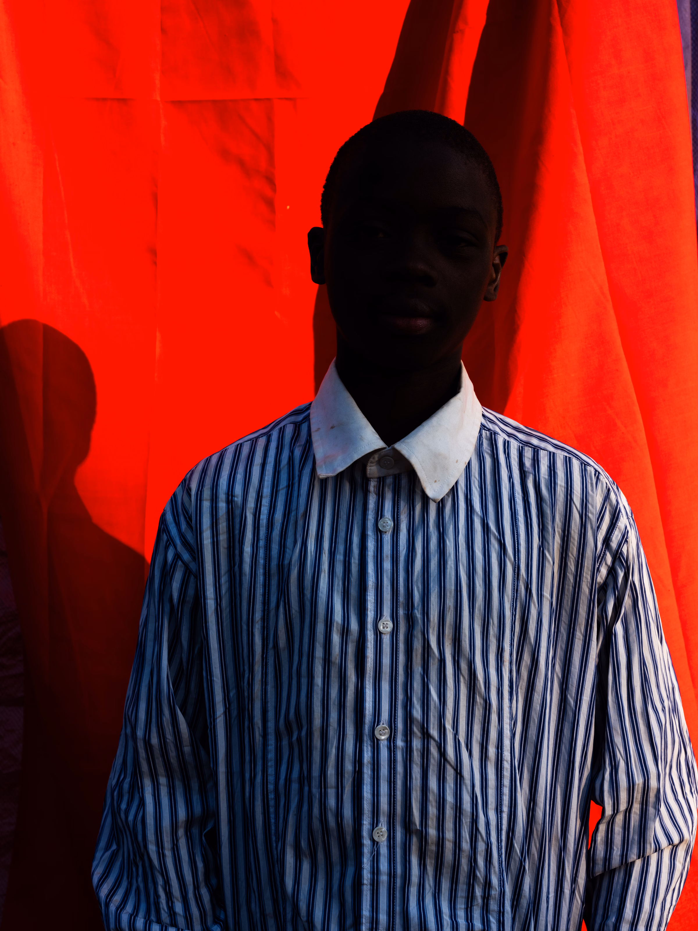 Rideau rouge