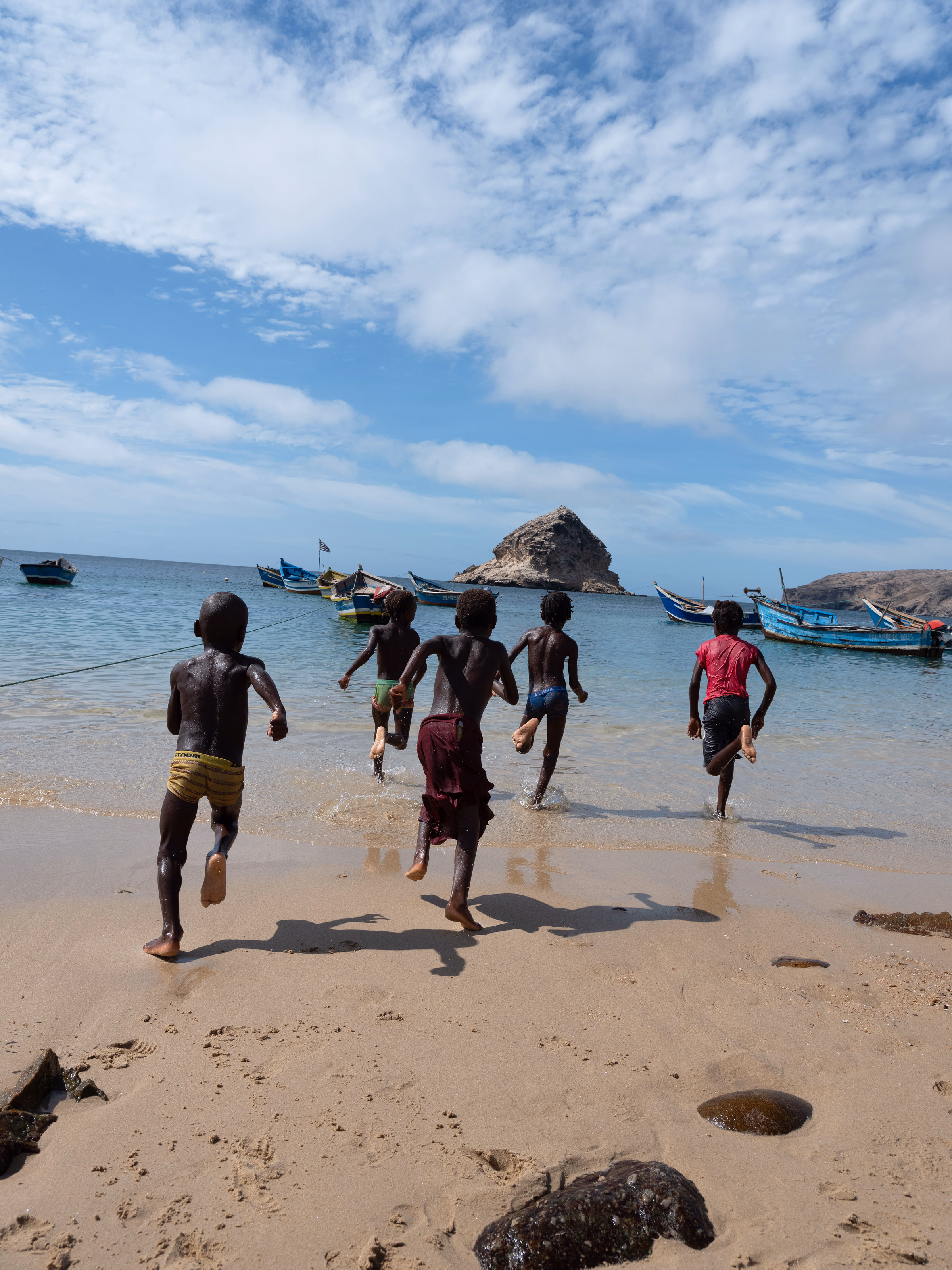 La course vers la mer